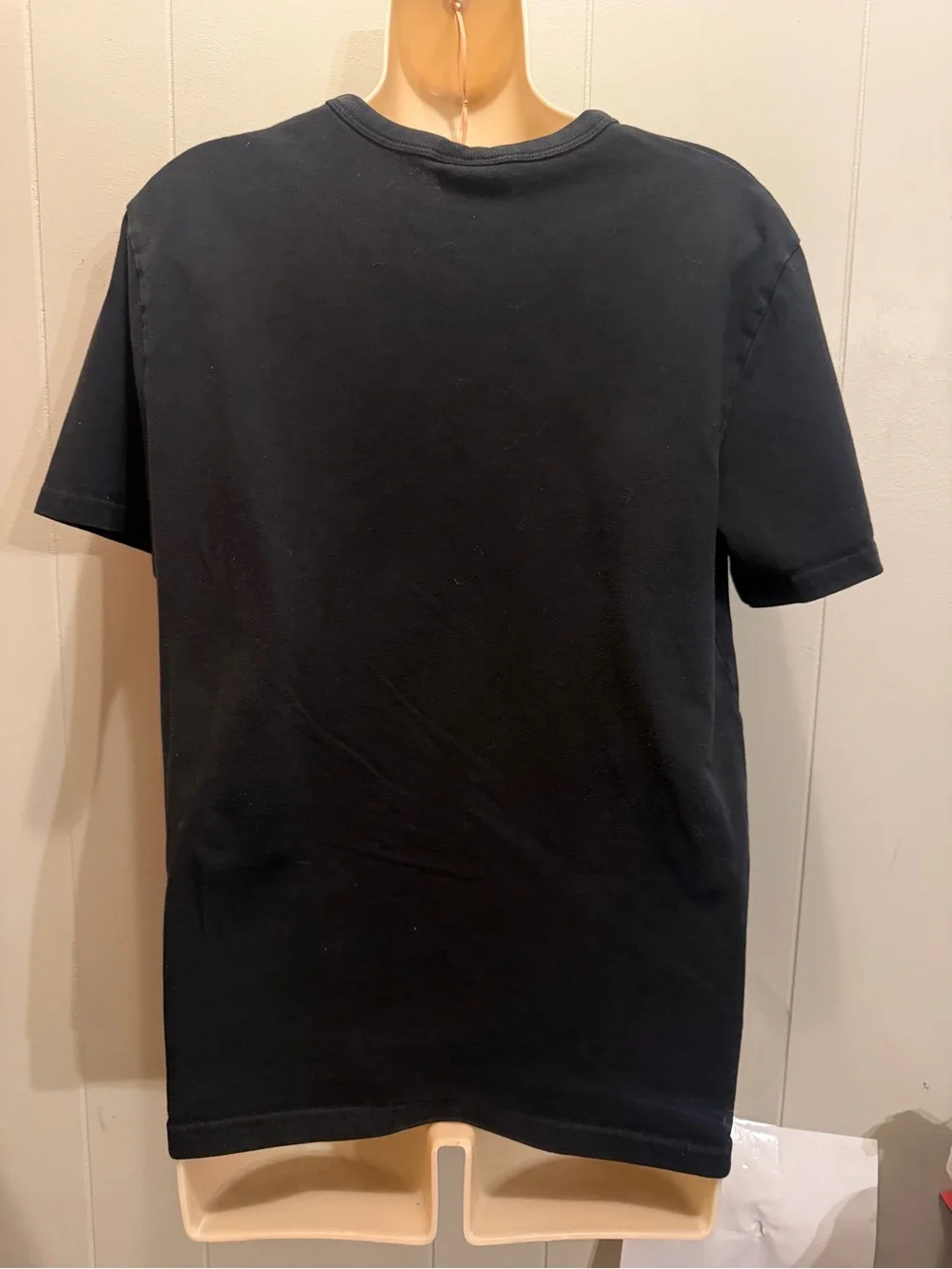 Vintage Y2K 90s Champion Neon Spellout Embroidered Black Tee 41" Chest 2000s - Picture 5 of 6